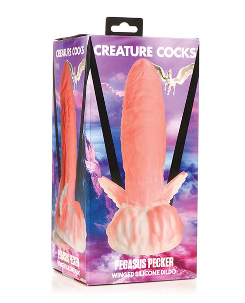 Creature Cocks Pegasus Pecker Winged Silicone Dildo - XRAH239-848518052698-Plezzure-Finger Vibrator