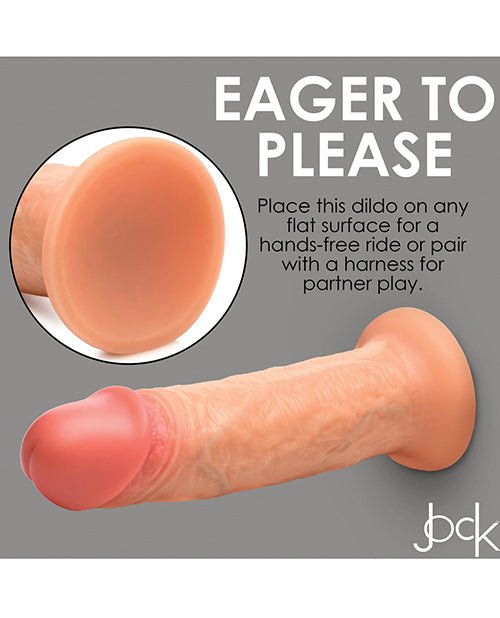 
                  
                    Curve Toys Jock Real Skin Silicone 8" Dildo - CN-09-0943-10-653078944136-Plezzure-Realistic Dildo
                  
                