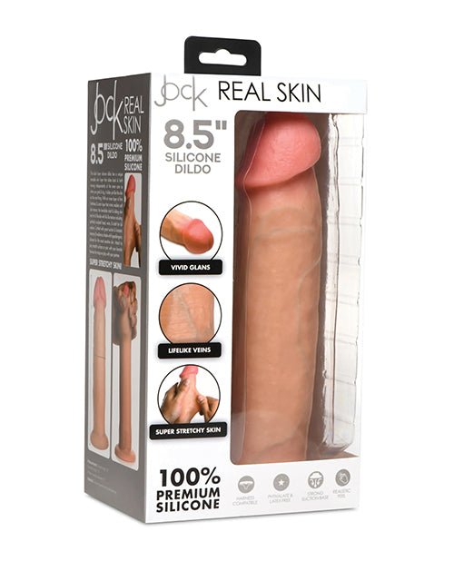 Curve Toys Jock Real Skin Silicone 8.5" Dildo - CN-09-0944-10-653078944143-Plezzure-Realistic Dildo