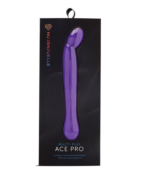Nu Sensuelle Ace Pro Prostate & G Spot Vibe - Purple - NOBT-W86PU-9342851003399-Plezzure-Prostate Toys