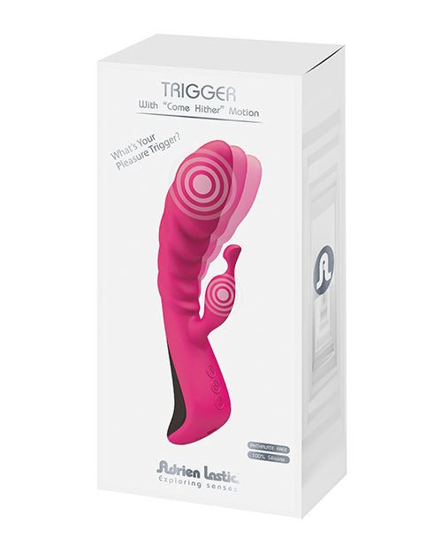 Adrien Lastic Trigger Vibrator & Clitoral Stimulator - Magenta - CNEX110-31-8433345110318-Plezzure-Clitoral Vibrators