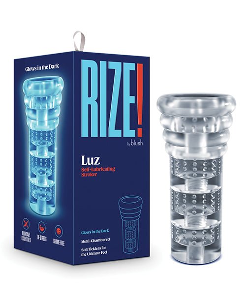 Blush Rize Luz - Clear - BL06519-819835029267-Plezzure-Masturbator Sleeves