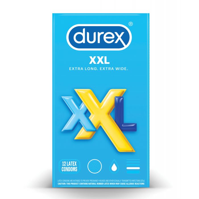 Durex XXL Condom - Pack of 12 - PM0300-43-302340300438-Plezzure-Condoms