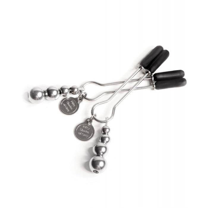 Fifty Shades of Grey The Pinch Nipple Clamps - FSG40186-5060108819381-Plezzure-Fifty Shades Of Grey