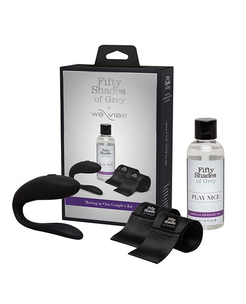 Fifty Shades of Grey & We-Vibe Moving As One Couples Kit - FSG85113-5060926404264-Plezzure-Couples Vibrators
