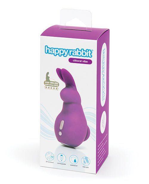 Happy Rabbit Mini Ears Rechargeable Rabbit Finger Vibrator - Purple - HR-73136-5060020006524-Plezzure-Finger Vibrator