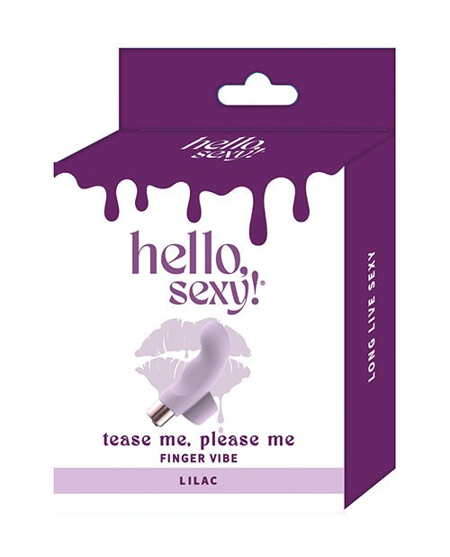 Hello Sexy! Tease Me, Please Me - Lilac - VD-HS5339-812024035339-Plezzure-Finger Vibrator