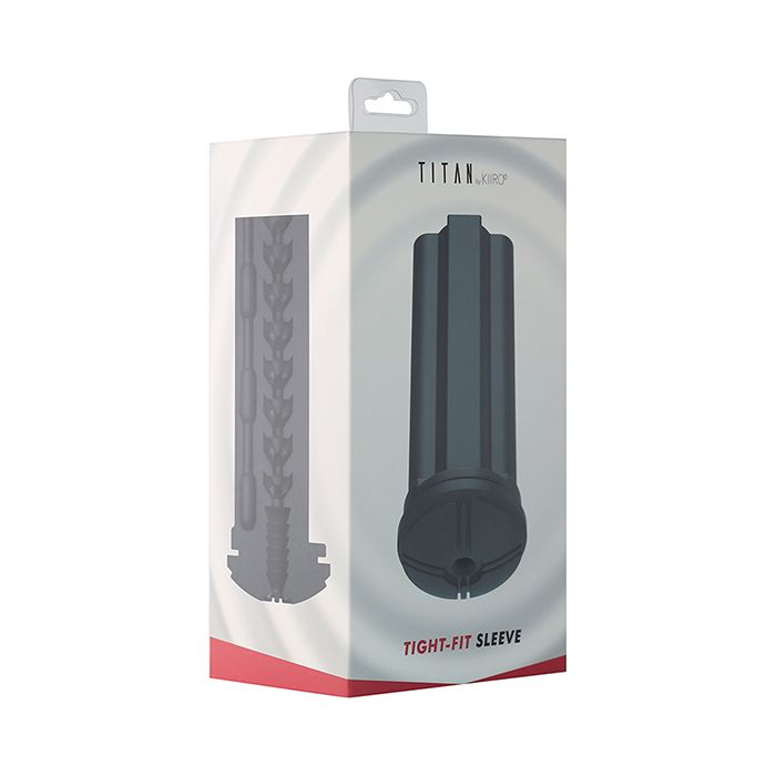 Kiiroo Tight Fit Sleeve For Titan - Black - KR11007-8719324994149-Plezzure-Masturbator Sleeves