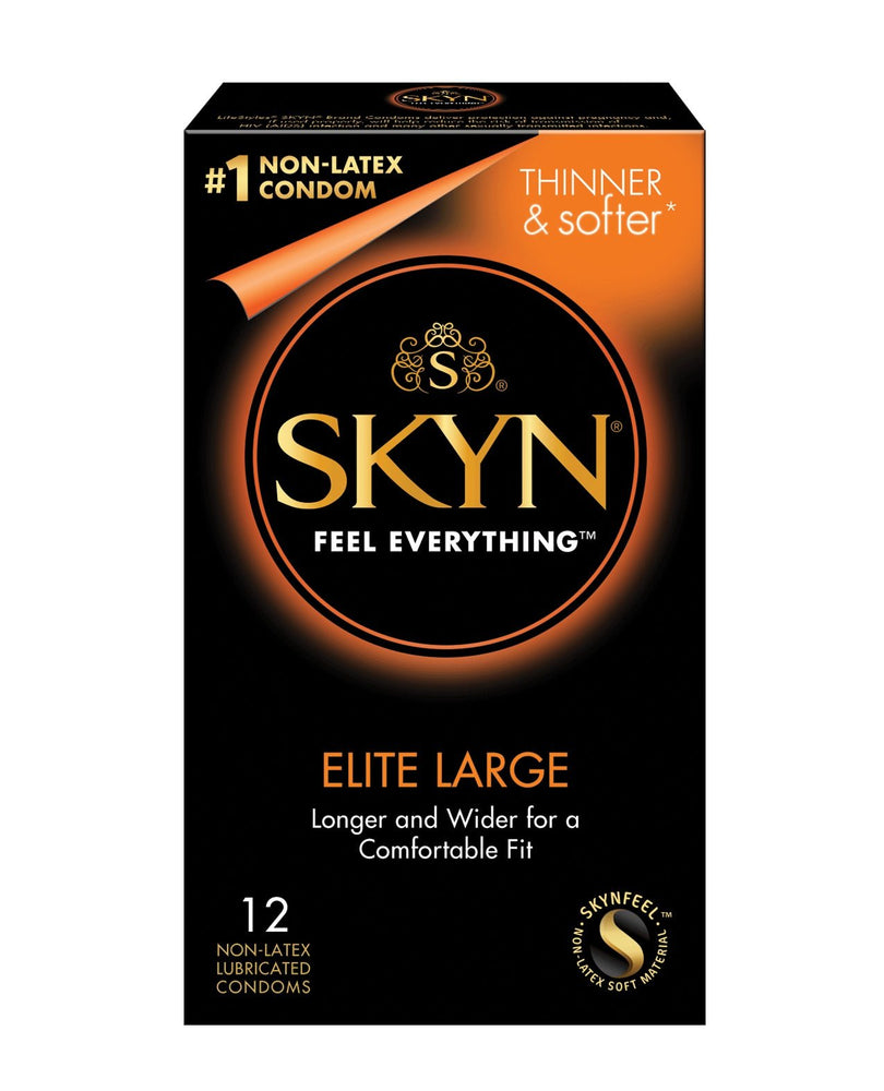 Lifestyles SKYN Large Non-Latex - Box of 12 - 7627-87-70907274125-Plezzure-Condoms