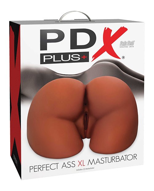 PDX Plus Perfect Ass XL Masturbator - Brown - PDRD617-29-603912770155-Plezzure-Realistic Masturbators