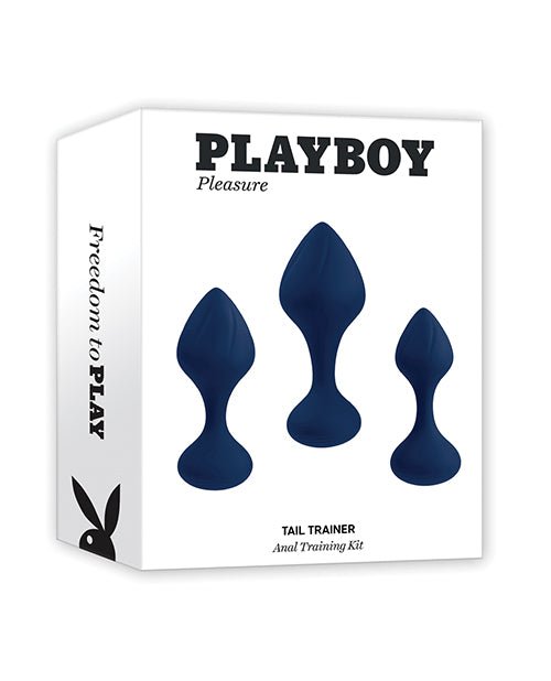 Playboy Pleasure Tail Trainer Anal Training Kit - Navy - PB-BP-2307-844477022307-Plezzure-Trainer Kits