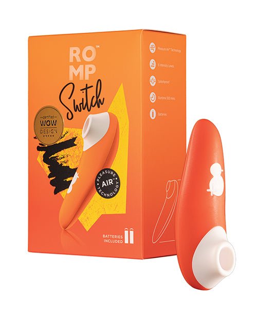 ROMP Switch Clitoral Vibrator - Orange - RPBTSG4-4251460600958-Plezzure-Clitoral Vibrators