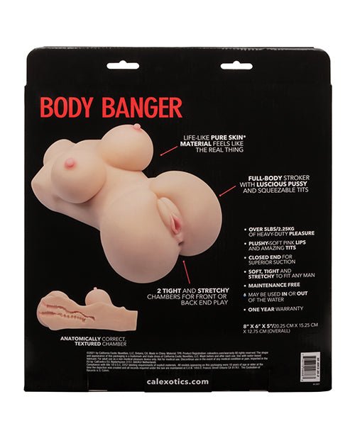 Stroke It Body Banger - Ivory - SE0913-35-716770098863-Plezzure-Realistic Masturbators