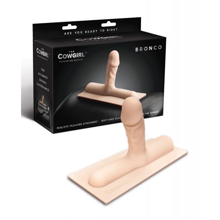 The Cowgirl Bronco Silicone Attachment - Vanilla - CG-005-VAN-4890808234044-Plezzure-Sex Machines