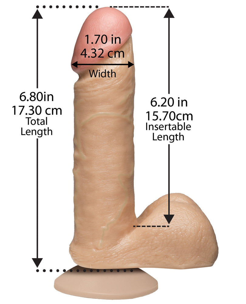 
                  
                    The Realistic Cock W/ Balls 6" -White - DJ0271-01-782421120207-Plezzure-Realistic Dildo
                  
                