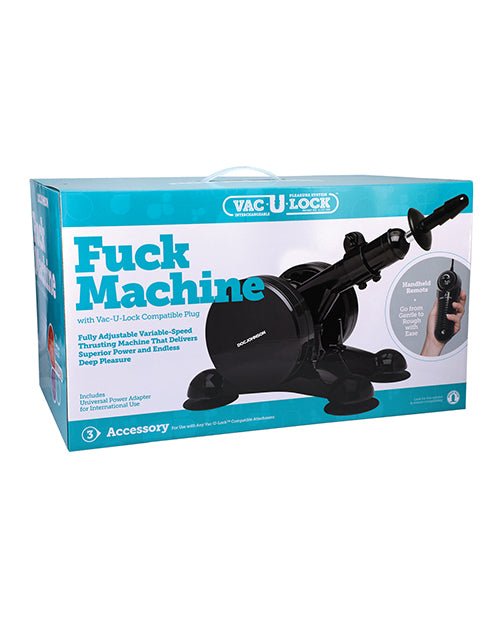 Vac-U-Lock Fuck Machine - Black - DJ2403-01-782421059538-Plezzure-Sex Machines