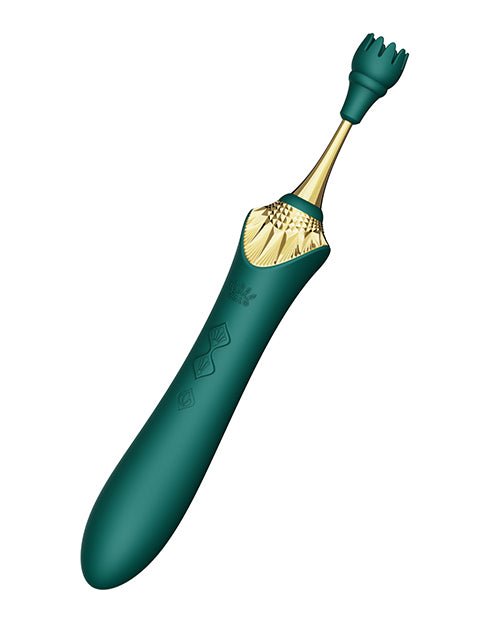 ZALO Bess 2.0 Clitoral Vibrator - Turquoise Green - ZAF03101-735632930424-Plezzure-Clitoral Vibrators