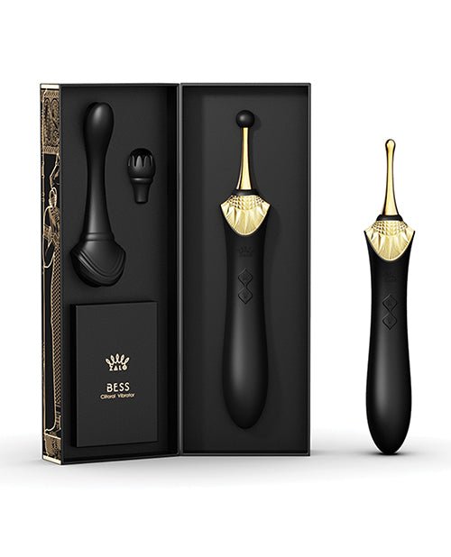 ZALO Bess Clitoral Vibrator - Obsidian Black - ZAF02204-735632929930-Plezzure-Clitoral Vibrators