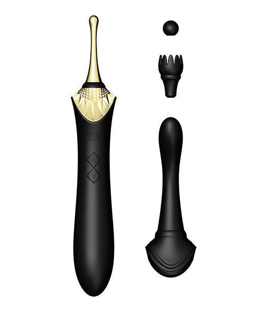 ZALO Bess Clitoral Vibrator - Obsidian Black - ZAF02204-735632929930-Plezzure-Clitoral Vibrators